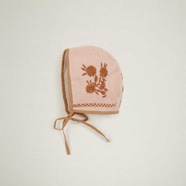 Peaked Cap Bonnet - Cornflower Twill/Mayols Stripe (EXCLUSIVE)