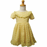 PAUSH Baby Doll Dress - Yellow Swiss Dot