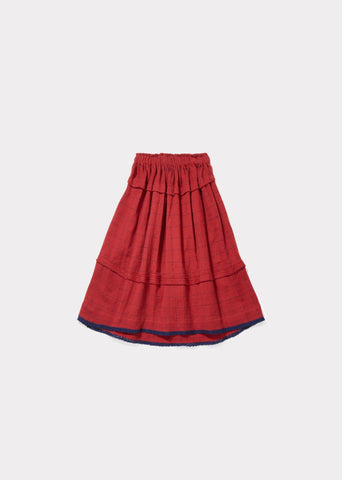 CARAMEL Lumley Skirt - Red Stabstitch