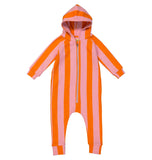 Hugo Loves Tiki Jumpsuit - Orange Pink Stripe