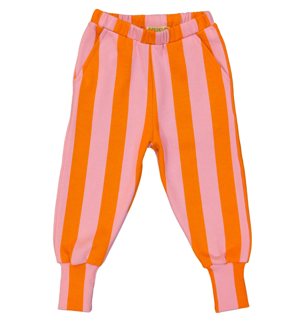 Hugo Loves Tiki Sweat Pants - Orange Pink Stripe